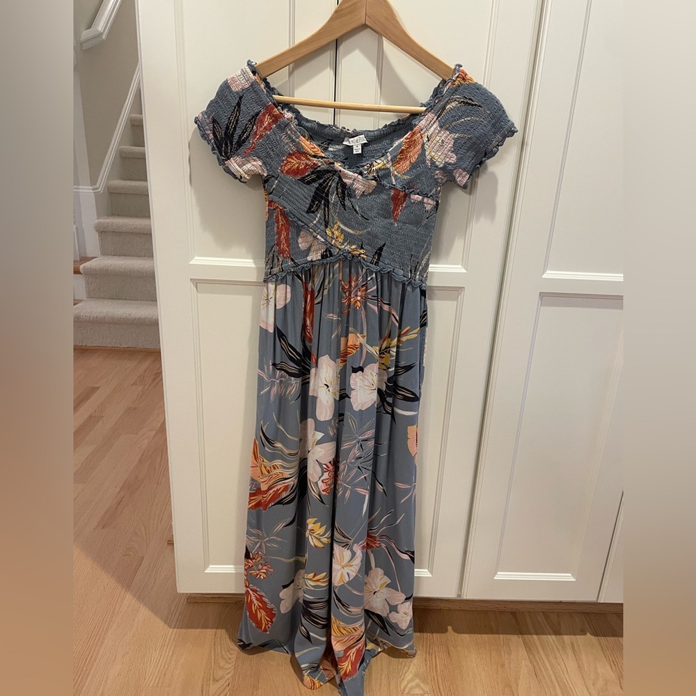 Floral Off-Shoulder Jumpsuit / romper